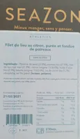 Filet de lieu au citron, purée et fondue de poireaux