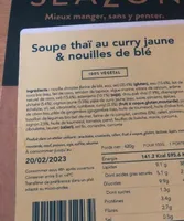 Soupe thaï au curry jaune & nouilles de blé