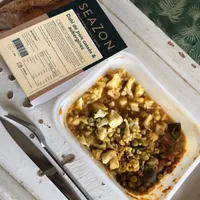 Dahl de pois cassés et aubergines