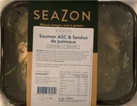 Saumon ASC & fondue de poireaux