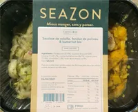Saucisse de volaille, fondue de poireau et butternut bio
