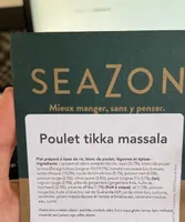 Seazon Poulet tikka massala