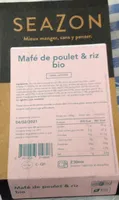 Mafé de poulet et riz bio