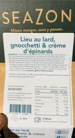 Lieu au lard, gnocchetti & crème d’epinards
