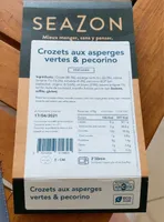 Crozets aux asperges vertes & pecorino