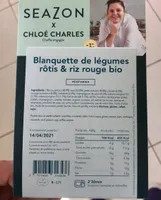 Blanquette de légumes rôtis & riz rouge bio