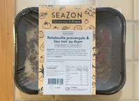 Ratatouille provençale & lieu noir au thym