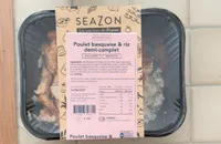 Poulet basquaise & riz demi-complet