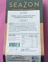 Saumon pomme de terre courgette