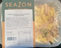 Salade de fusilli au thon, tomates & courgettes roties