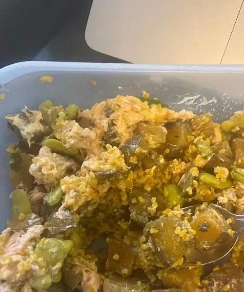 Rillettes de saumon & saumon fumé, fèves et betteraves jaunes