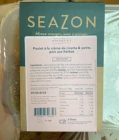 Poulet a la creme de ricotta et petits pois