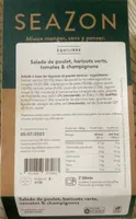 Salade de poulet haricots verts tomates et champignons
