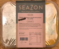 Salade de quinoa au poulet et houmous de carotte