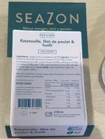 Ratatouille, filet de poulet et fusilli