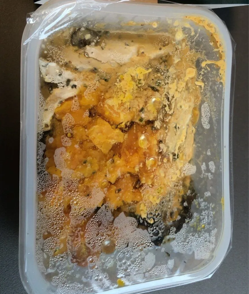 Emince de poulet sauce moutarde, potimarron & champignons