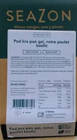 Pad kra pao gai, poulet basilic