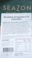 Boulette légumes marocain