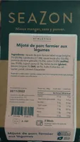 Mijoté de porc fermier aux légumes