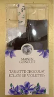 tablette chocolat éclats de violettes