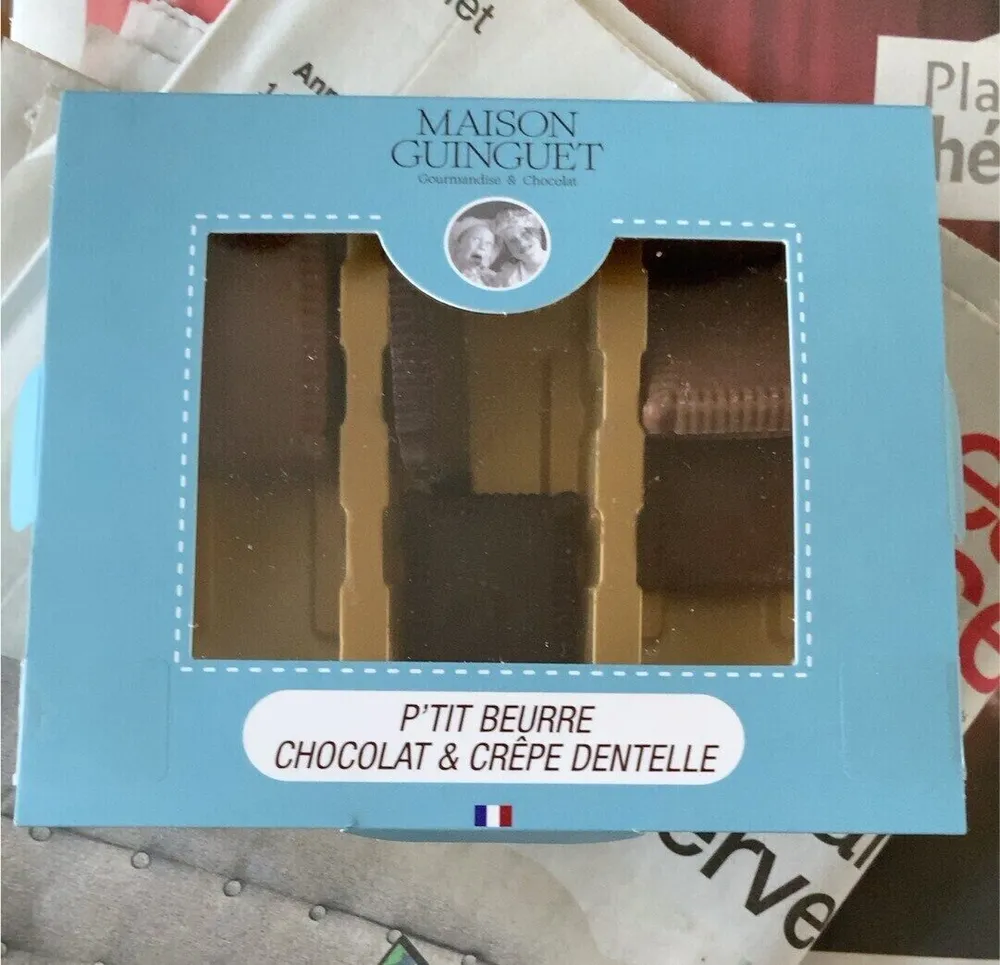 Petit buerre chocolat et crepe dentelle