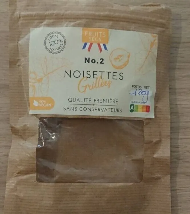 Noisettes grillées