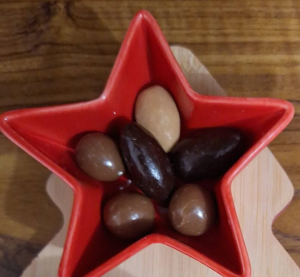 Coupelles sur sapin bois