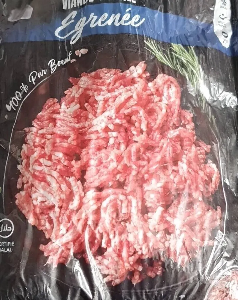 Viande hachée egrenée