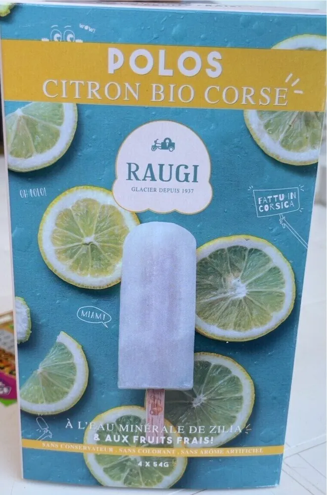 Polos citron bio corse