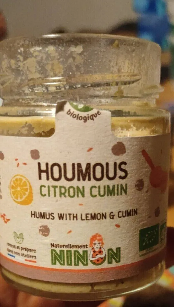 Houmous citron cumin