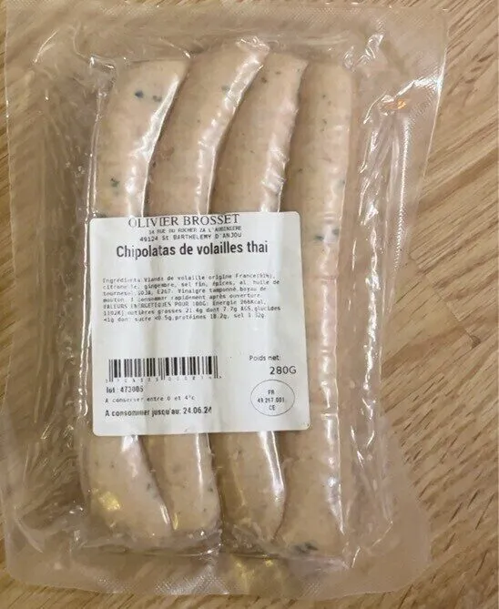 Saucisse poulet