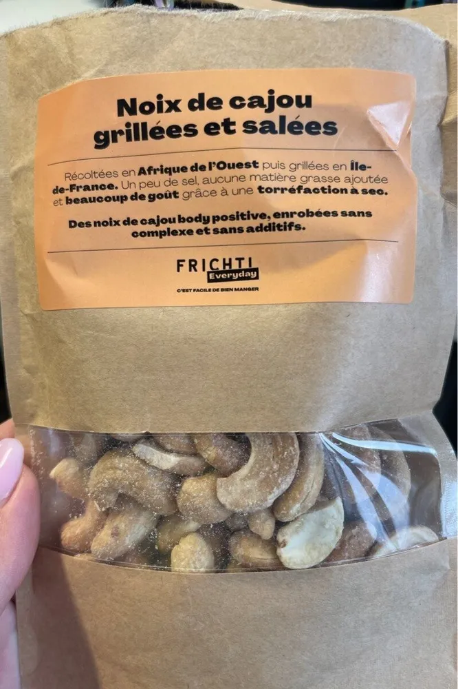 Noix de cajou grillées et salées