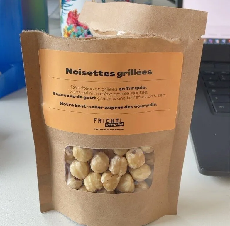 Noisettes grillées