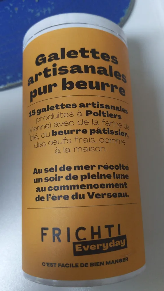 Galettes artisanales pur beurre
