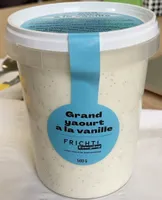 Grand yaourt à la vanille