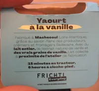 Yaourt a la vanille