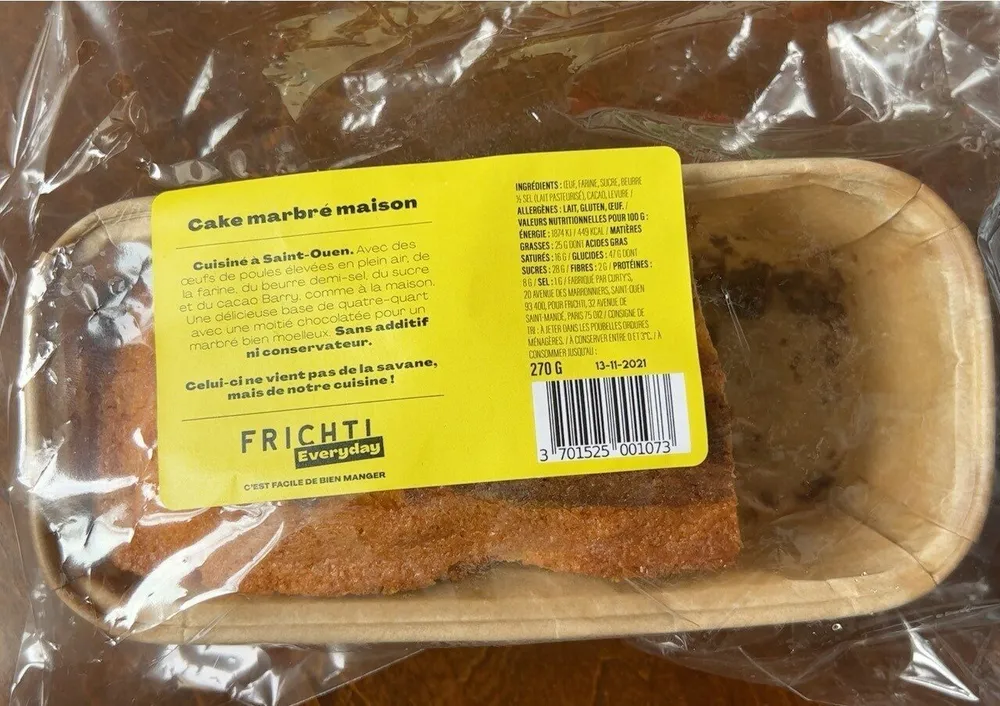 Cake marbré maison