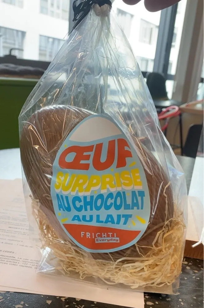 Œuf surprise chocolat au lait