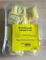 Ravioli cacio e pepe frais