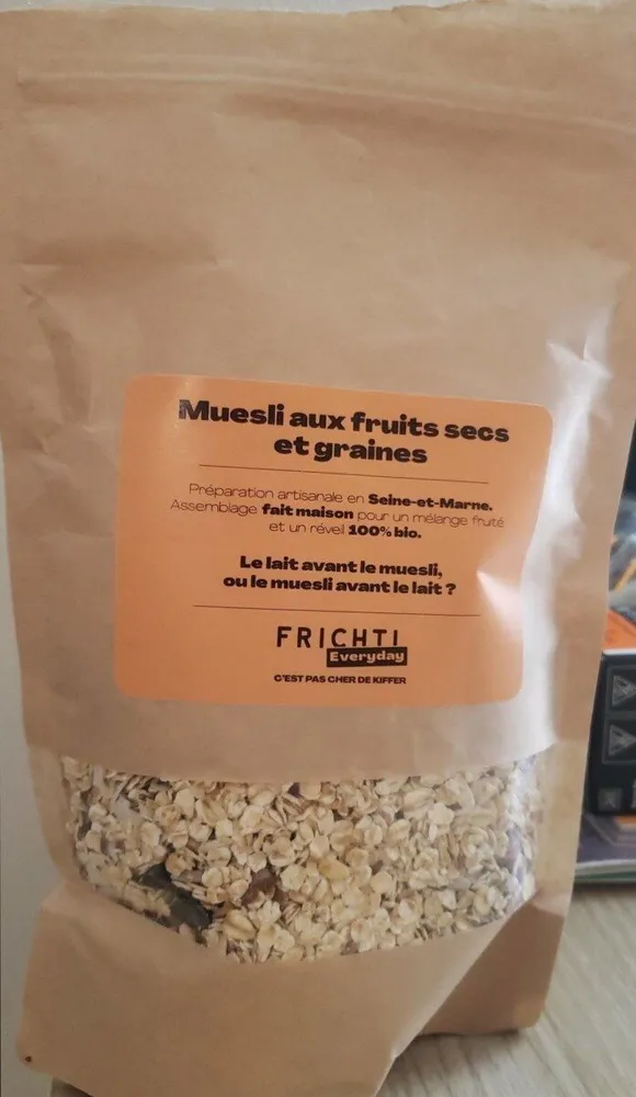 Muesli aux fruits secs et graines