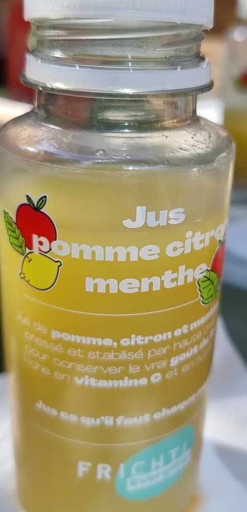 Jus de pomme citron menthe