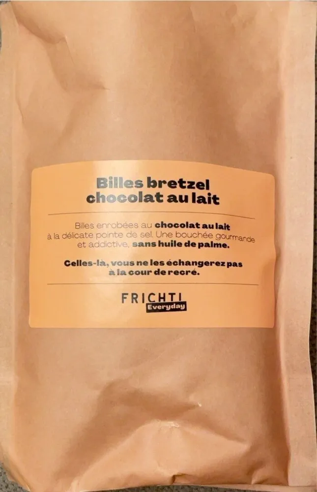 Billes de bretzel chocolat au lait
