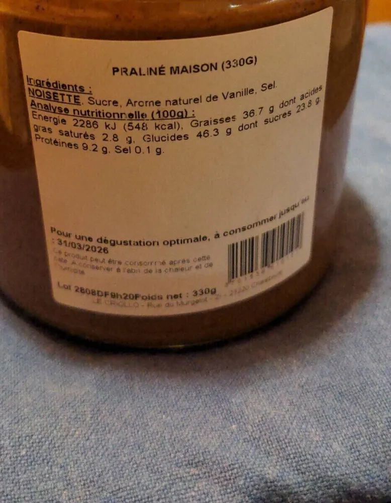 Praliné maison