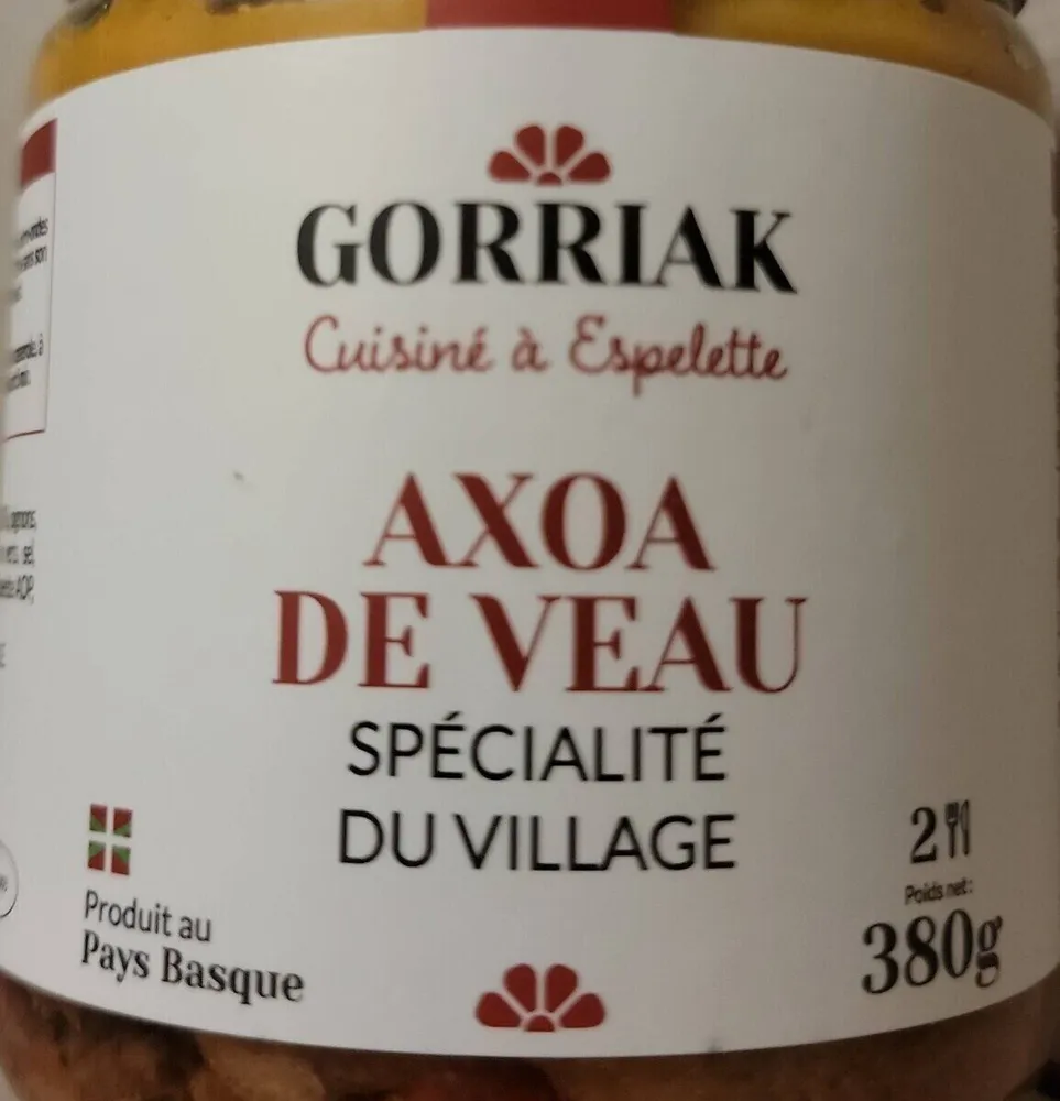 Axoa de veau