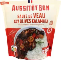 Sauté de veau aux olives kalamata