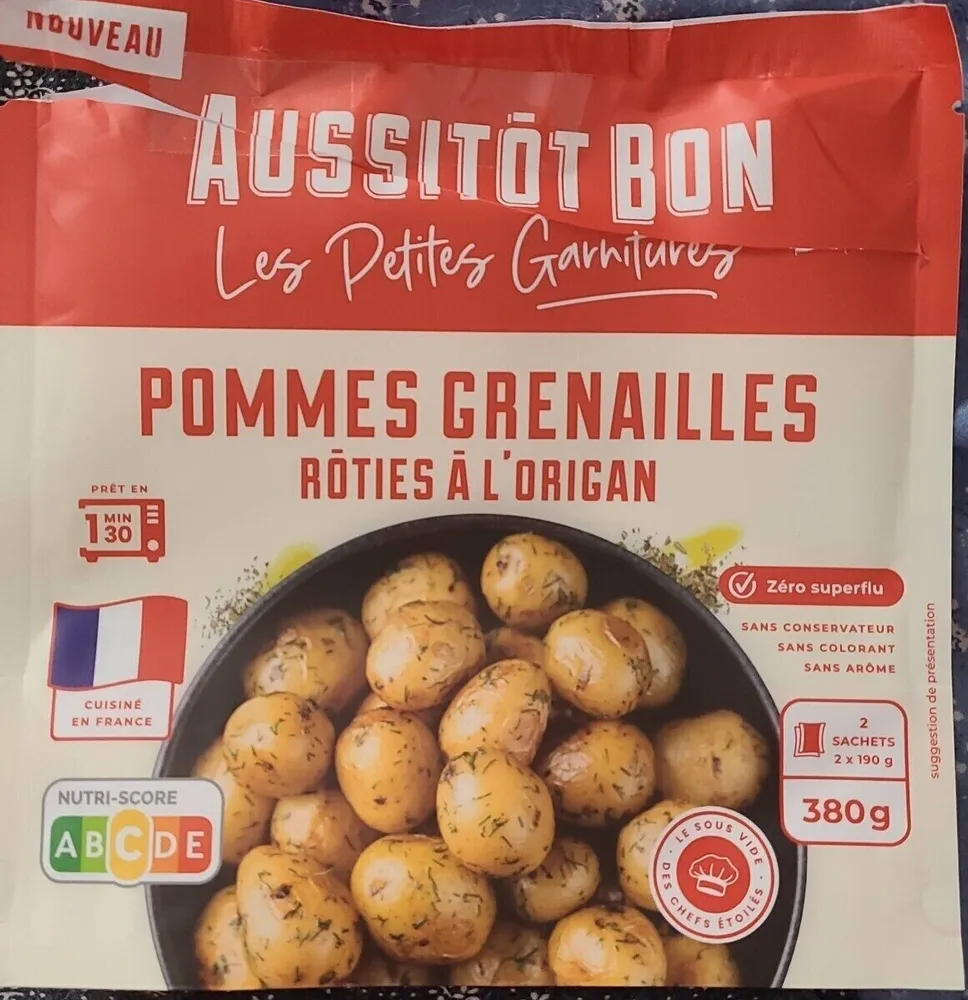 Pommes grenailles rôties à l'origan