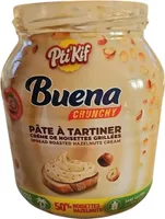 Pâte à tartiner noisettes grillées