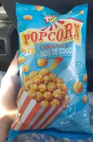 Pop corn caramel et noix de coco
