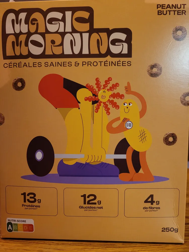 Céréales saines et protéinées - goût peanut butter