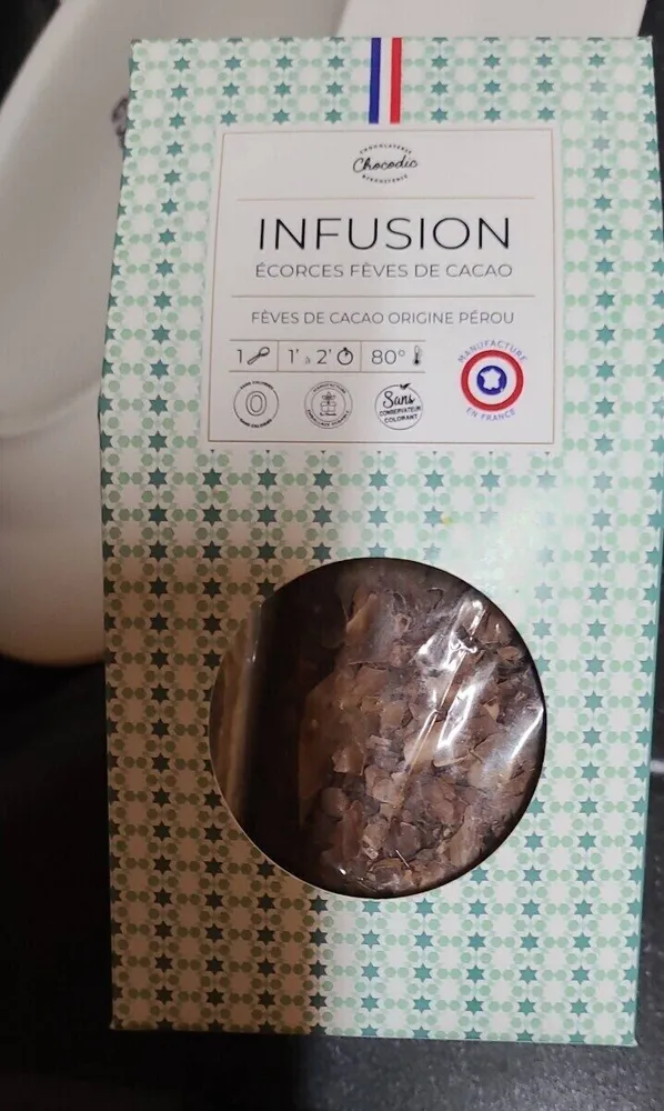 Infusion écorces de fèves de cacao